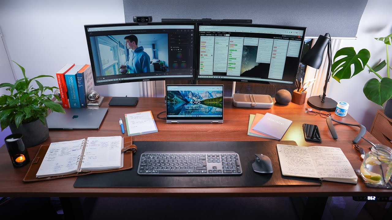 A clean workspace showing support documentation and setup guides
