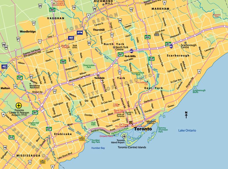 Map showing our editorial office location in downtown Toronto
